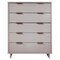 Manhattan Comfort Granville 45.27 Tall Dresser in Light Grey DR-5026 - alternate 1